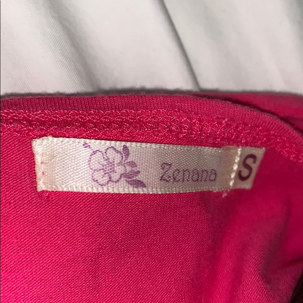 Pink spaghetti strap - Picture 3 of 4